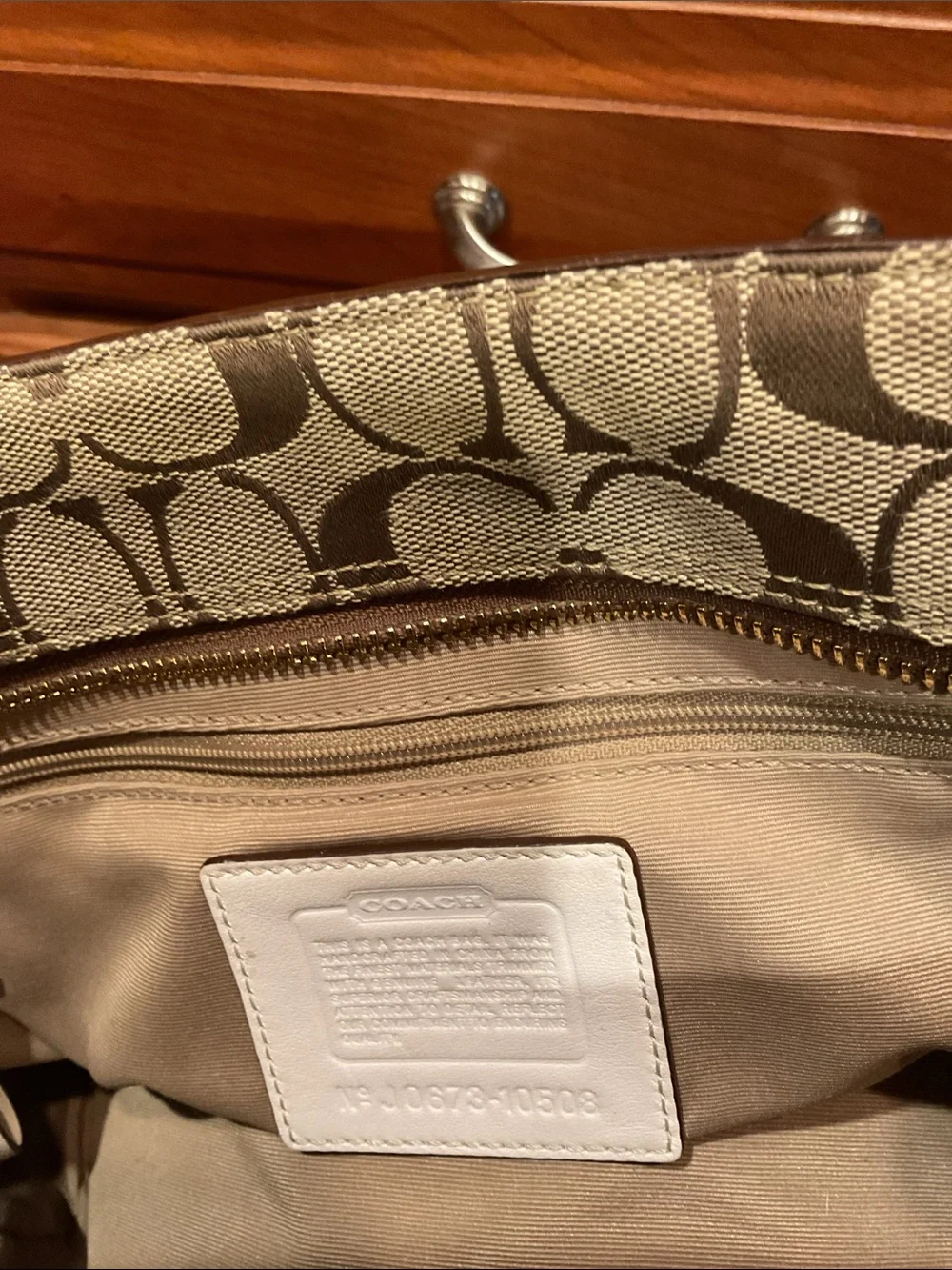 Vintage Coach Signature Bag Classic